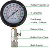 Compression Tester Kit 0-300 PSI Petrol Gas Engine Cylinder Pressure Gauge Automotive Tool for Motorcycle Car Truck