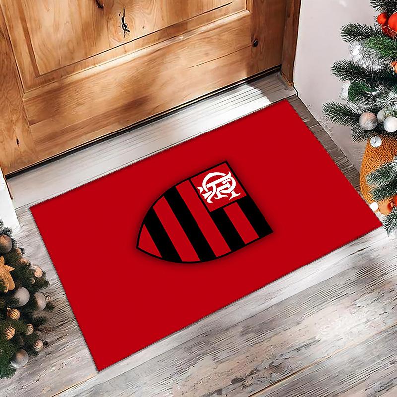 Flamengo - Printed Flannel Area Rug Non Slip Soft Polyester Floor Carpet Indoor Decor Mat for Bedroom Living Room Sofa
