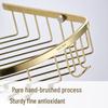 Minimalist Brushed Gold Towel Rack - 304 Stainless Steel Bathroom Hardware Hanger