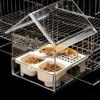 Mehrzweck-Terrariumhaus Multifunktionale Eidechsen-Badewanne Schildkröten-Futterbox Leichte Kaltblüter-Haustier-Wasserschale Hängend