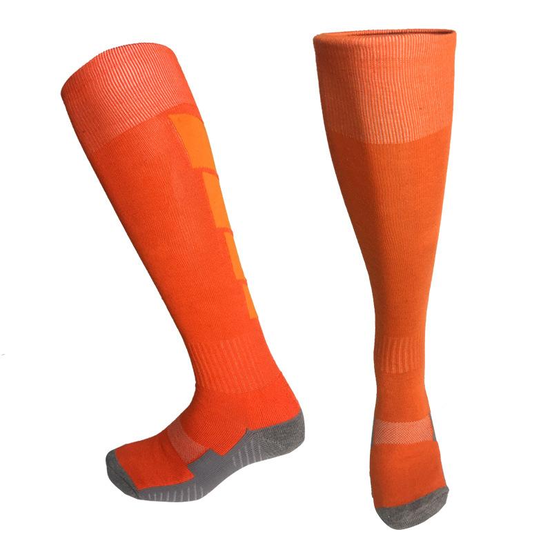 Practical Long Tube Football Socks Adult Older Children Children Towel Bottom Regular Towel Bottom Over Knee Breathable Sports Socks