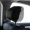 2 buc Husa pentru tetiera scaun auto Taxi Publicitate Husa pentru cap de praf Interior Negru/Alb Fata de perna pentru tetiera All Inclusive Universal