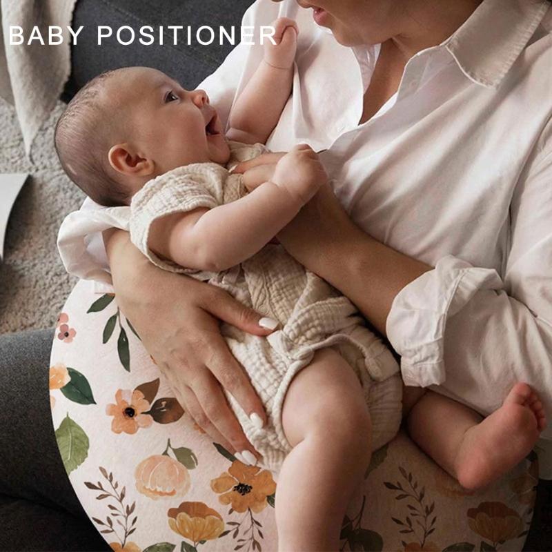 Stützendes Stillkissen für Säuglinge Ergonomische Stillkissen mit Bezug Multifunktionale Babyfütterungspositionierung