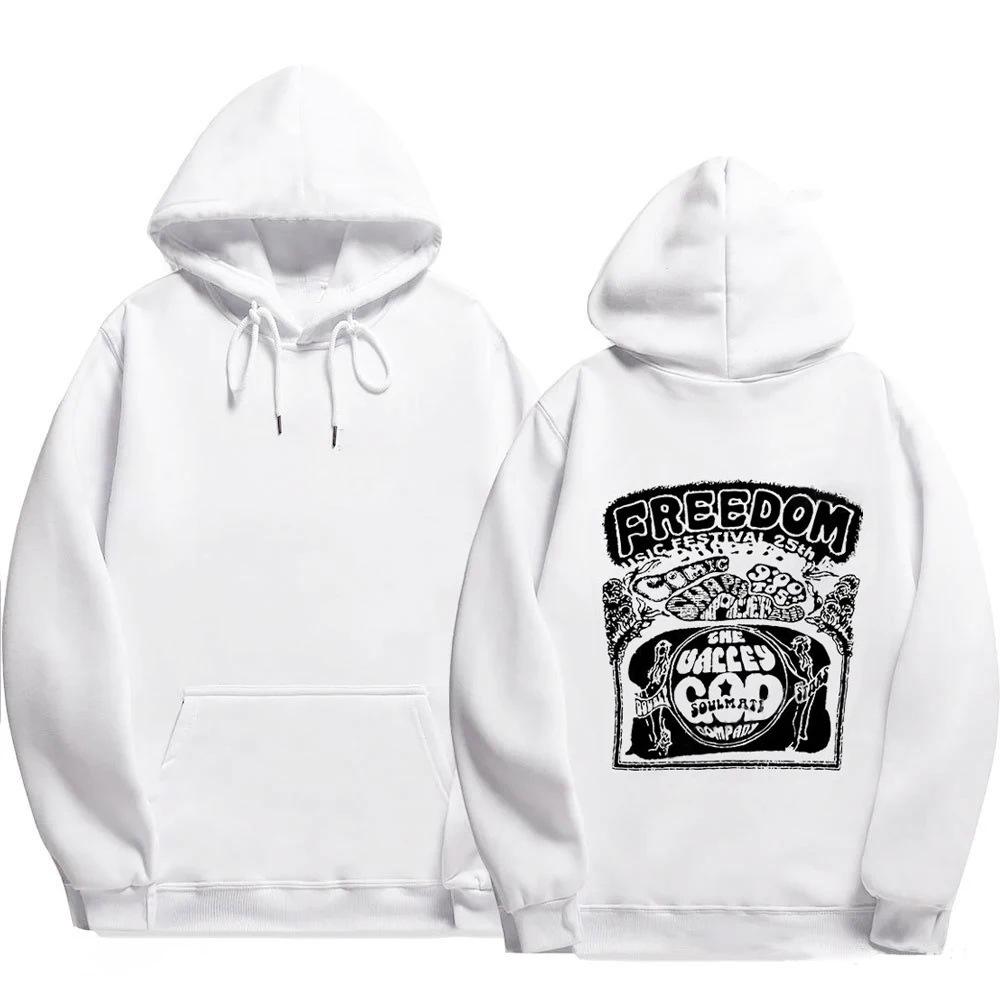 

Hoodie Freedom Camisa Long-sleeved Hoodie Pullover Hoodie Harajuku Sweatshirt Casual Style for Men and Women S