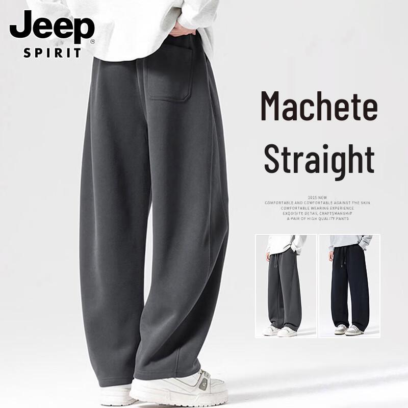 JEEP SPIRIT Men s Spring Straight-Leg Casual Pants XL