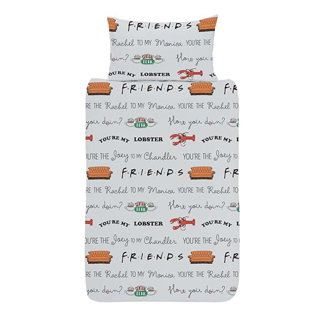 Friends Logo Reversible Duvet Set