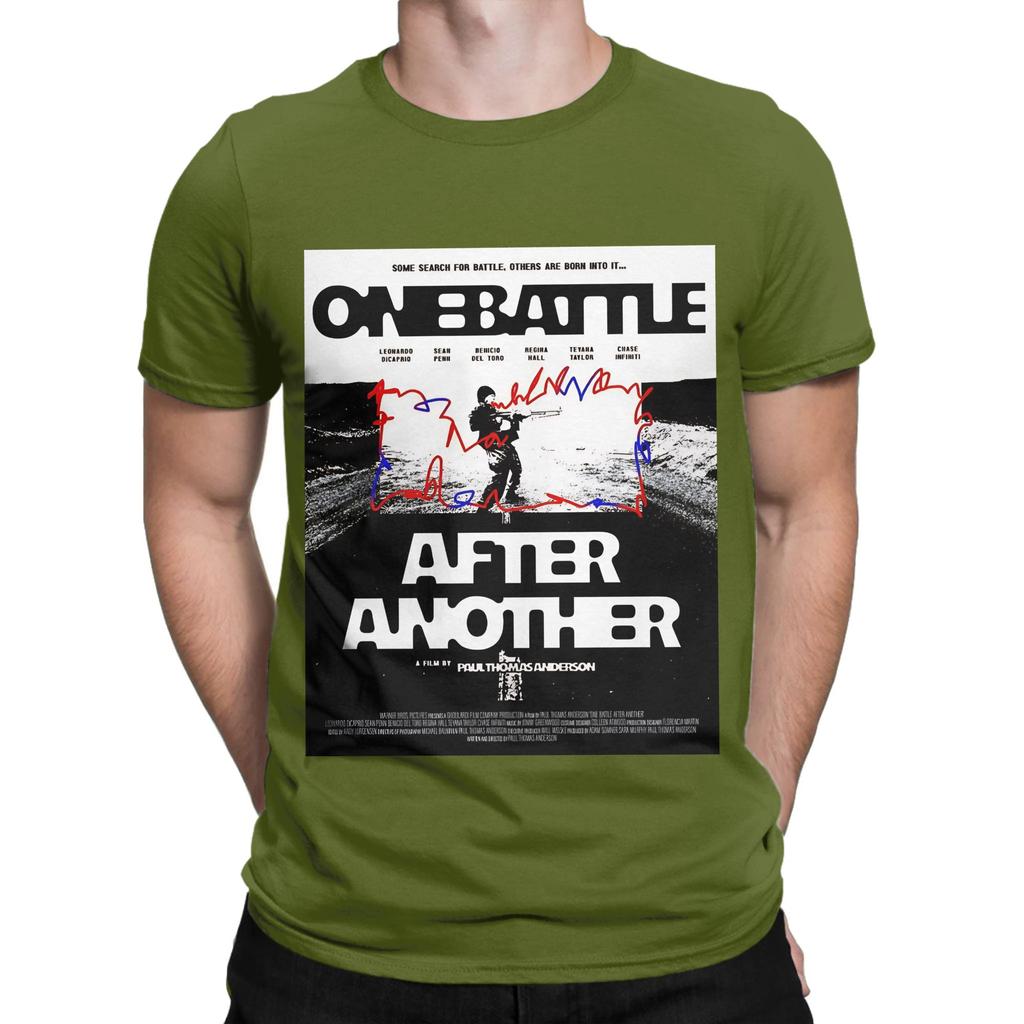 Ein Kampf nach dem anderen schwarzes Grafik-T-Shirt aus 100 % Baumwolle Ein Kampf nach dem anderen Oberteile T-Shirts für Unisex
