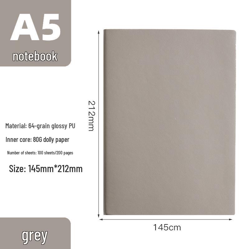 Personalisiertes Business Büro Softcover Notizbuch - A5/B5 Tagebuch Geschenk