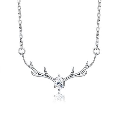 Ladies Trendy Antler Necklace