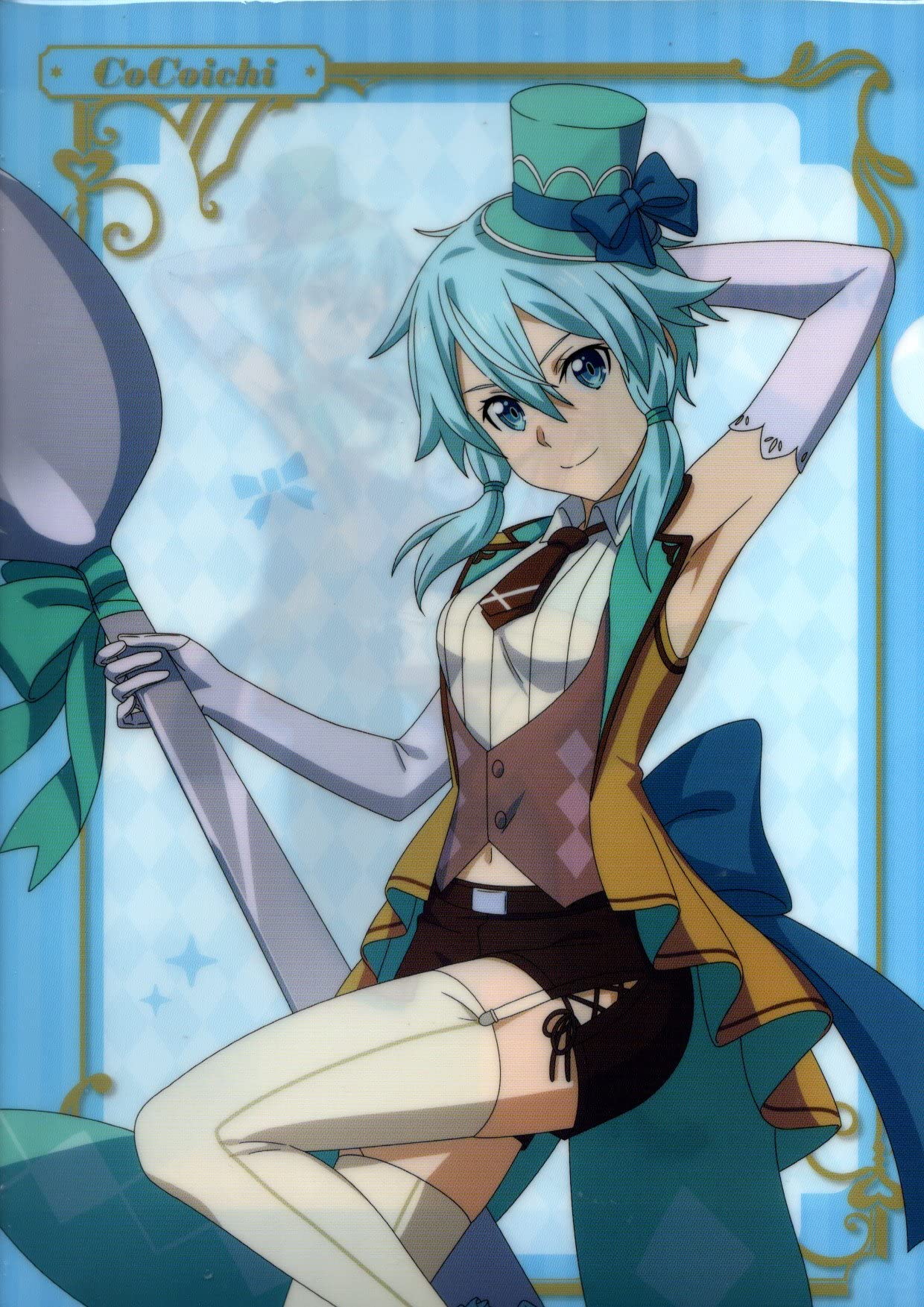 

Прозрачный файл Sword Art Online Progressive Aria of a Starless Night Коллаборация CoCo Ichibanya Синон