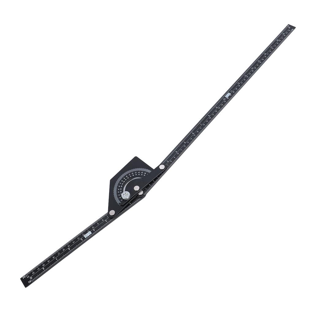 Angle Finder Protractor 0 to 180 Degrees Stainless Steel Angle Measuring Tool for Woodworking Construction