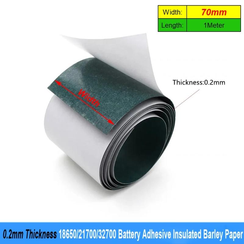 18650 Battery Insulation Paper Gasket Highly Temperature Resistant Adhesive Insulated Patches For 21700 32700 Battery