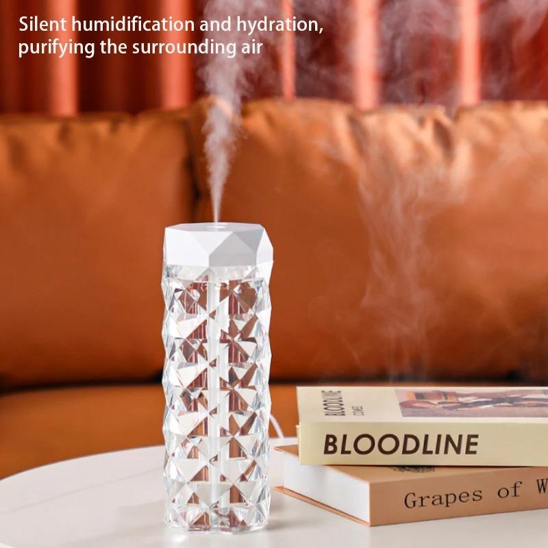 1000ML USB Air Humidifier Aroma Diffuser Essential Oil Mist Maker with RGB Light Air Purifier for Car Home Bedroom Office