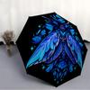 1pc Moth Fantasy Automatic Open/close Umbrella, 8-Rib sturdy structure, Auto Folding/Opening, Portable Travel Umbrella for Women,068