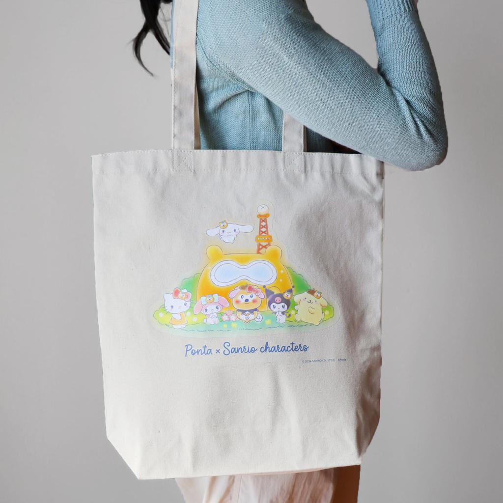 [Ponta] Sanrio Characters Collaboration Tote Bag