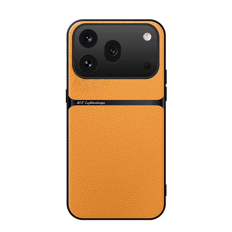 Phone Case For Honor 600 Pro Back Silicone Frame Shockproof Car Magnetic Holder Leather Fine Lines Anti-drop Back Cover For Honor 600 Pro Cover Cases