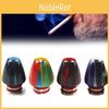 Rainbow Steel Drip Tip And Resin Material Cigarette Butt For Cloud Chasers