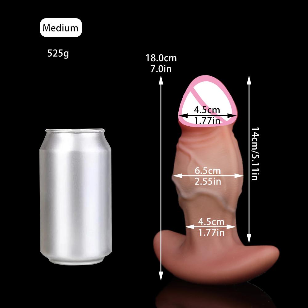 SML Anal Dildo Plug Sex Shop Women Men Realistic Glans Penis Wear Butt Plug Silicone Sex Toys Anal Plug Masturbators 18+
