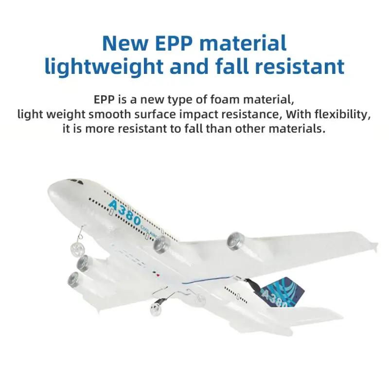 2.4G Rc A380 Foam Airplane Gyroscope Remote Control 3Ch Epp Aircraft Gyro Kids Toys Fixed Wing Plane Outdoor Easy Fly Boy Gifts