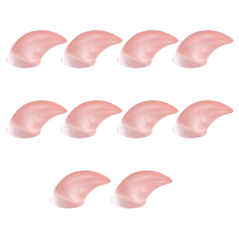 10 Stück Fursuit Pfoten Nägel Realistische Tiernägel Harz Bestiennägel DIY Katzenpfoten Handschuhe Sachen Furry Therians Krallennägel