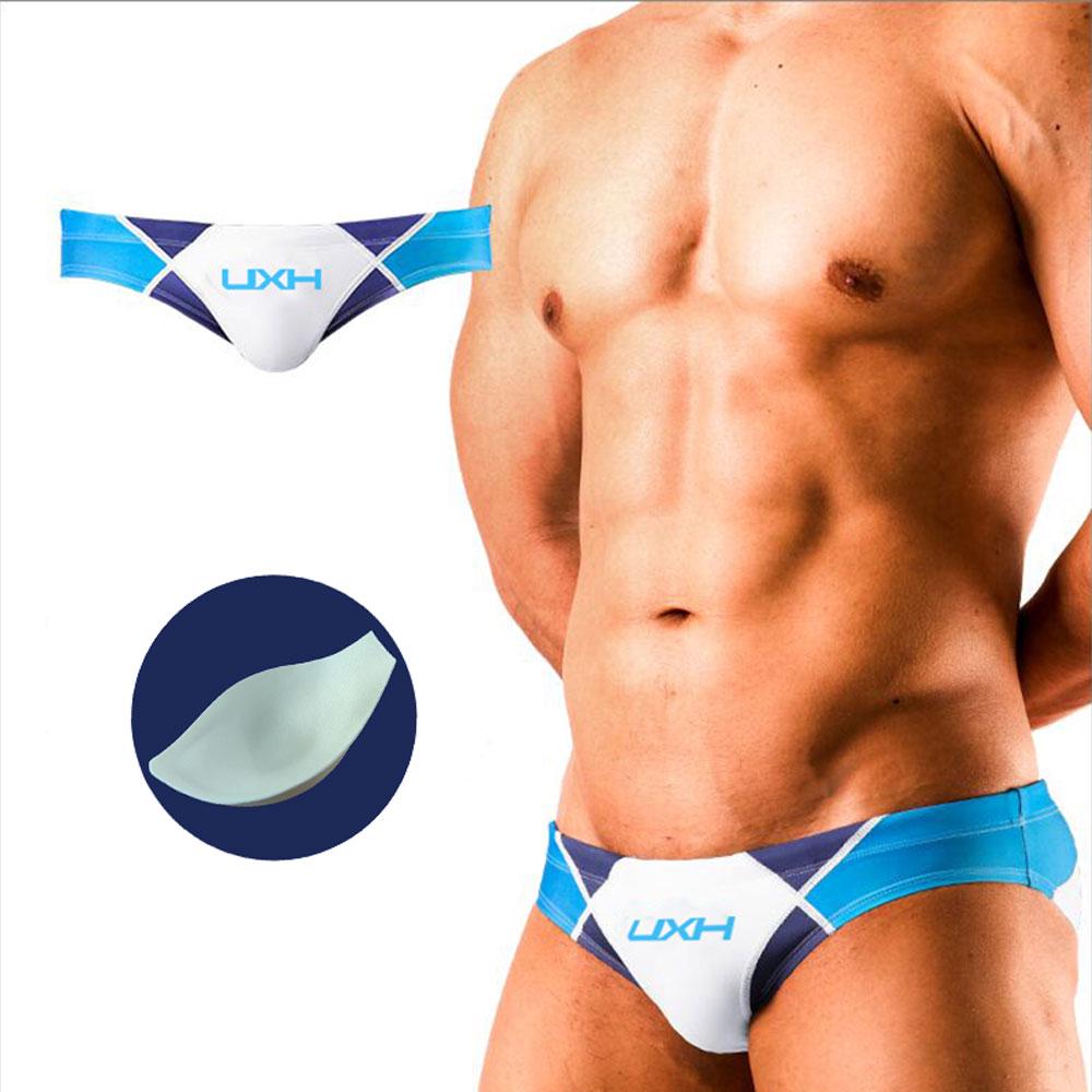 Sexy Surfing Solid Soft G String Swimsuits Mens Sexy Bikini Summer Briefs Low Waist Bathing Suit Men Swimwear String Pad Push-up