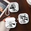 Capas Transparentes para Fones de Ouvido Capa Com Gancho Para Samsung Galaxy Buds 4 Pro 3 FE 4Pro 2Pro 3Pro Live 2 Arte de Bandagem Boxer