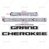 3D ABS Chrome Black Logo Grand Cherokee Emblem Letters Nameplate Car Door Badge Decal For Jeep Grand Cherokee Sticker Accessoies