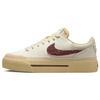 Court Legacy Lift Sail Dark Beetroot Women Sneakers White Sesame Coconut-Milk DZ4766-133
