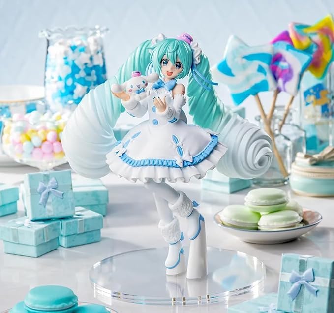 Hatsune Miku-Serie Luminasta Hatsune Miku x Cinnamoroll Weißes Kleid Figur Insgesamt 1 Typ Offizielle 19cm Ver. Ca.