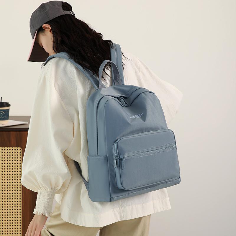 Lightweight Backpack High School Student School Bag Outdoor Leisure Multi-layer Large Capacity Backpack