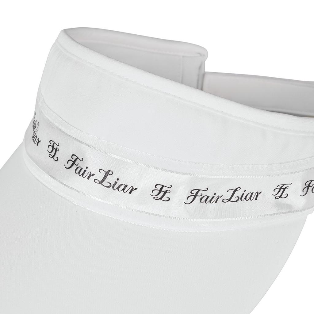 FAIRLIAR GOLF Kongjinju Logo Tape Visor (White)