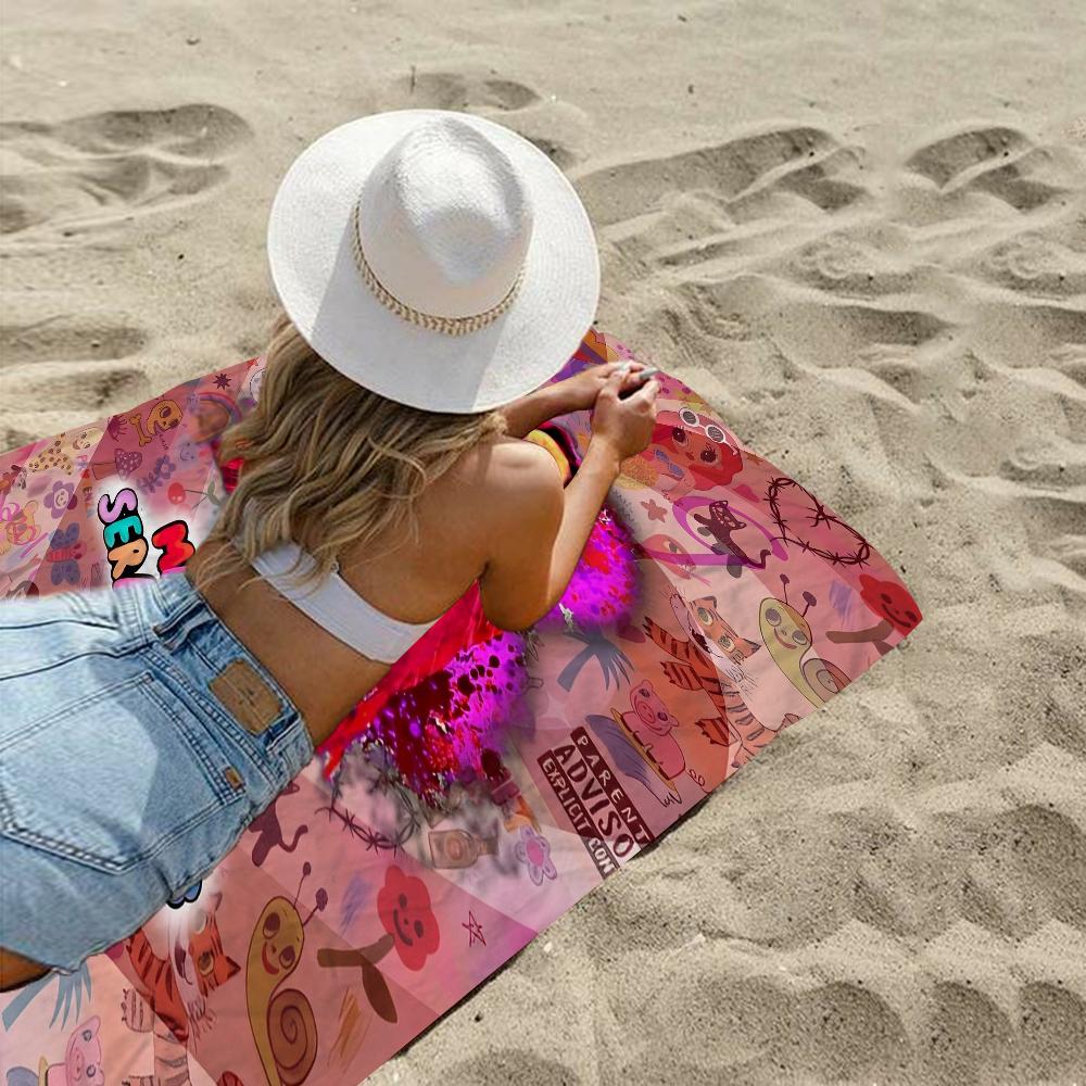 Karol g Manana Sera Bonito Beach Towel For Kids Bath Towel Pool Towel Vacation Gift Picnic Towel Party Gift