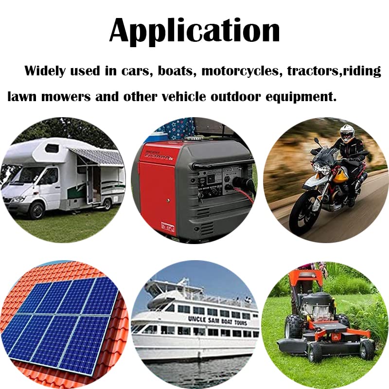 SAE Connector, CTRICALVER 1pcs SAE Connection Cable SAE, SAE Extension Power Cord 18AWG, 2