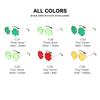 St.Patrick's Day Irish Clover Glasses Green Lens Sunglasses Four-leaf Clover Glasses Party Rimless Sunglasses