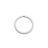 10Pcs/Pack Useful Clasps Pocket Keychain Chain Loop Stainless Steel Split Key Ring