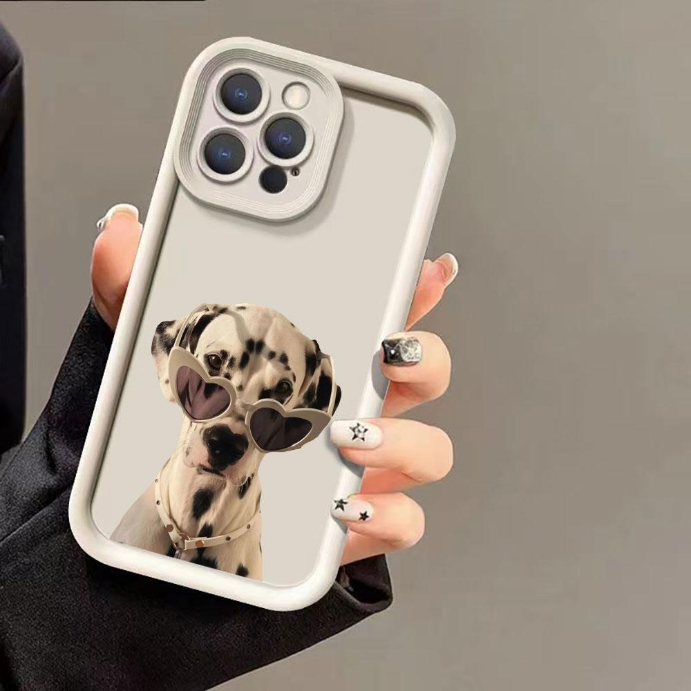 Funny Dog Cute Animal Case For Huawei P50 P40 P30 Mate 40 30 20 Nova Y70 Y70S 10 10SE 9 7 7SE Honor 50 50SE PRO 5G Liquid Cover