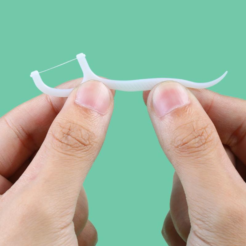 YS00111--100PCS tooth strip, deep clean floss, oral care, portable sanitary floss, daily travel