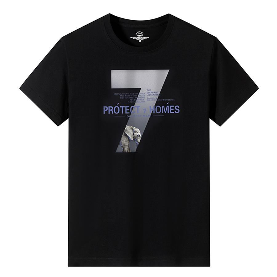 Loose Fit Summer Casual Cotton TShirt Short Sleeve Crew Neck Geometric Print Mens Top Breathable Comfortable Unisex Shirt