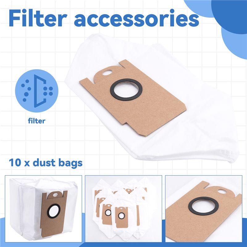 ABIY Replaceable Accessories Parts Dust Bags For Xiaomi Lydsto R1 R1A Robot Vacuum Cleaner Robot Vacuum Cleaner Parts