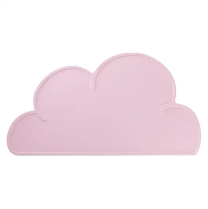 Cloud Shape Silicone Placemat Waterproof Heat Resistant Table Mat For Kids Dining Table Kitchen Counter Protection Pad