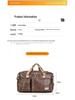 Unisex PU Leather Sports Bag with Wet/Dry Separation, Oxford Cloth, Shoulder Strap for Travel & Fitness