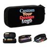 Family Pets Custom Photo Logo Pencil Case for Boys Girls Large Storage Customized Logo Printed Pen Box Bag Stationery
