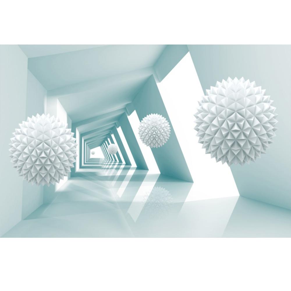 3d Space Wallpaper Ball Abstract Building Wall Murals Modern Living Room Bedroom Mural Wallpaper