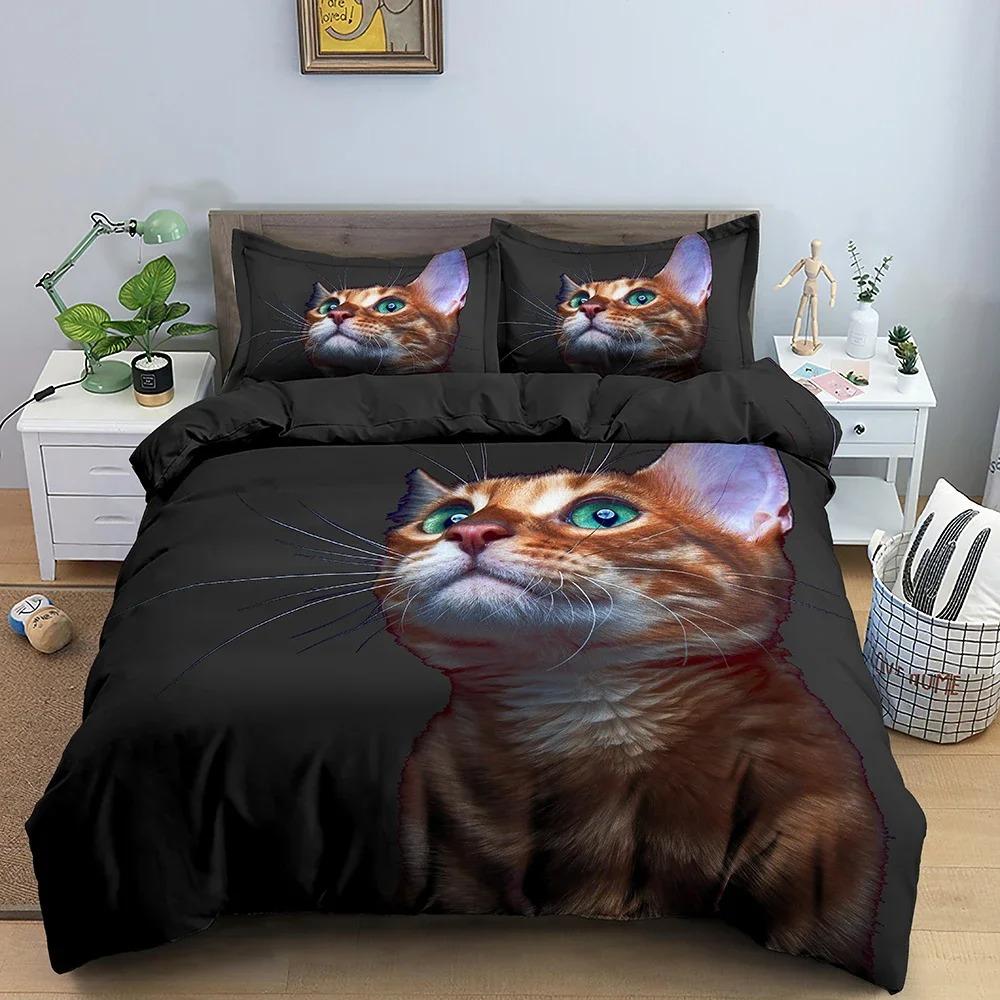 Cute Dog Bedding Set Hamster Cat Animals Duvet Cover Quilt Cover With Pillowcase Twin Queen Size Comforter Covers Home Textile