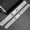Armband Für Cartier TANk SOLO Serie Originalversion Solide Feinstahl-Uhrenketten-Zubehör Flache Schnittstelle 16 17,5 20 22mm
