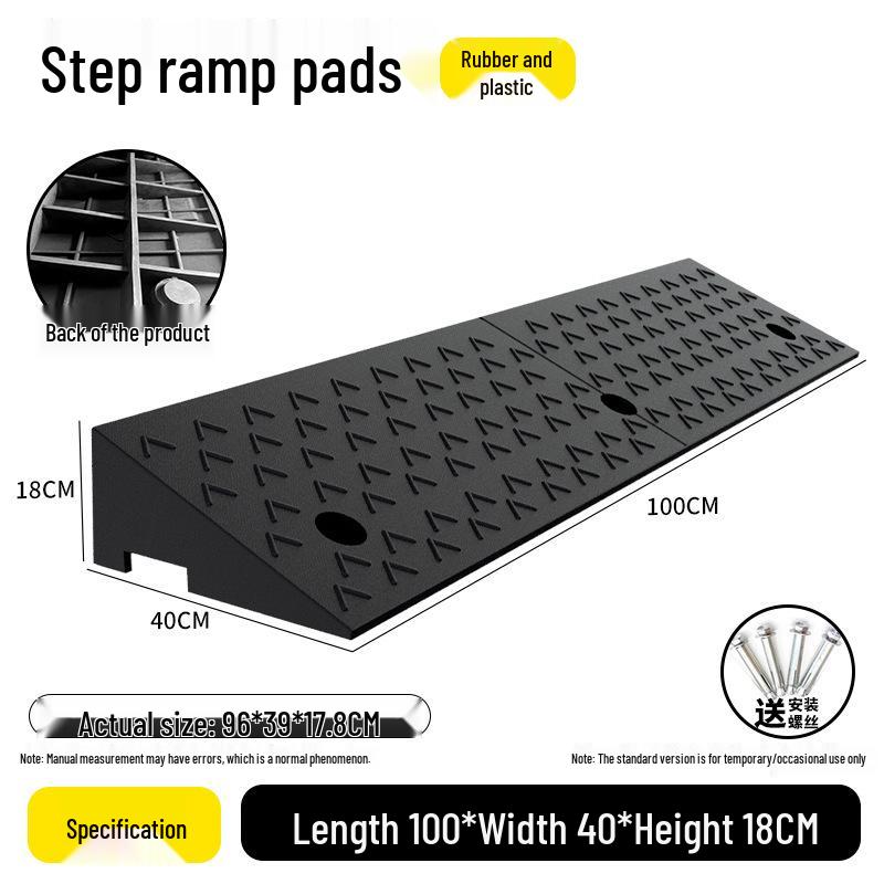 Rubber Curb Ramp for Cars and Household Steps