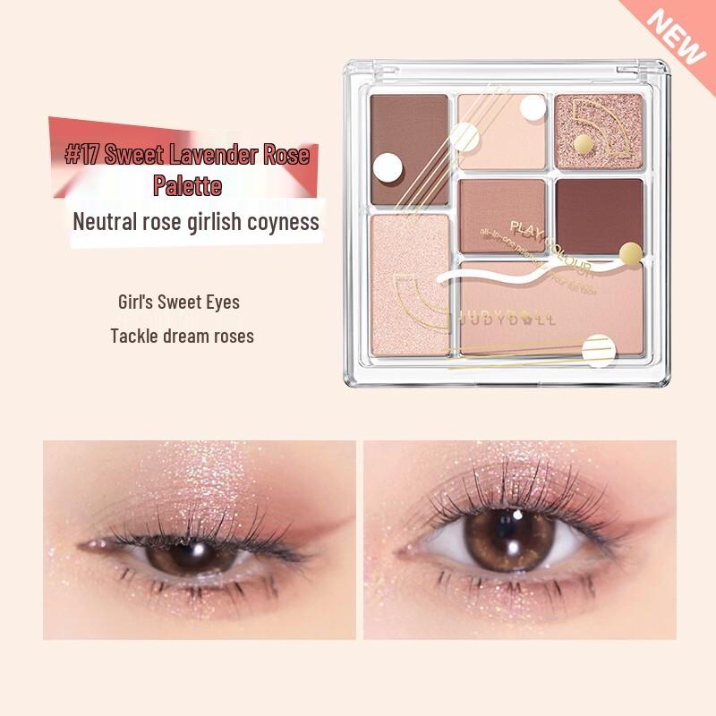 Judydoll Verspielte 7-Farben-Lidschattenpalette