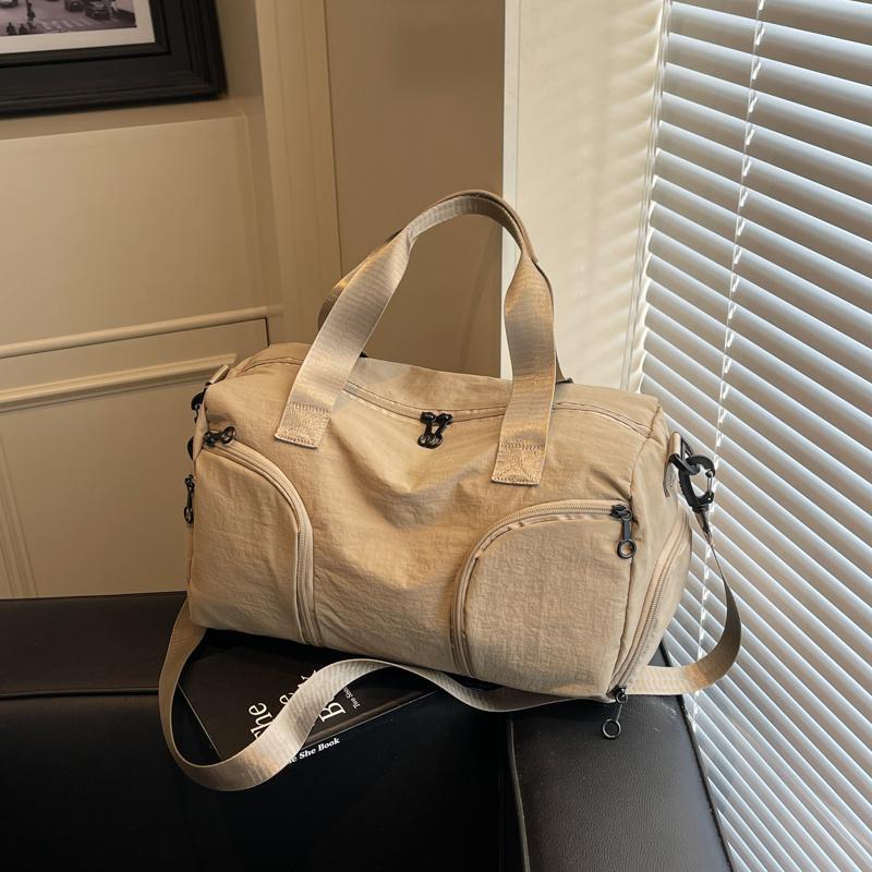 Short Distance Travel Bag Women's Large Capacity Handbag Men's Sports Bag Dry And Wet Separate Duffel Bag