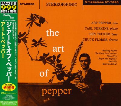 CD ART PEPPER  The Art Of Pepper TOCJ50039 Pacific Jazz 2010 Japan ObiJazz Used