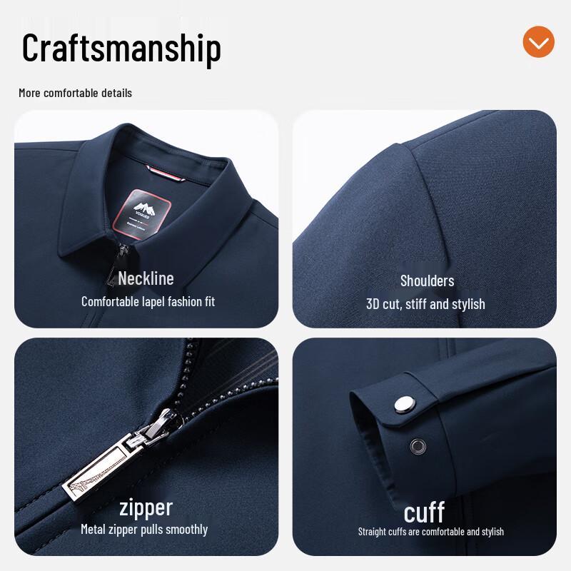 ROMON Men's Business Casual Jacket